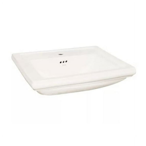 Rohl FE2370BS 24-3/8" Undermount Bathroom Sink with 1 Hole Drilled in Biscuit