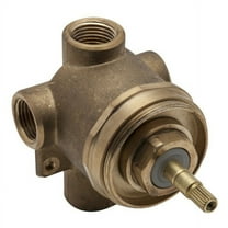 Rohl Four Port Three Direction Diverter Rough Body Only New Style No Trim With Ceramic Disc Cartridge 1 Inlet And 3 Outlets