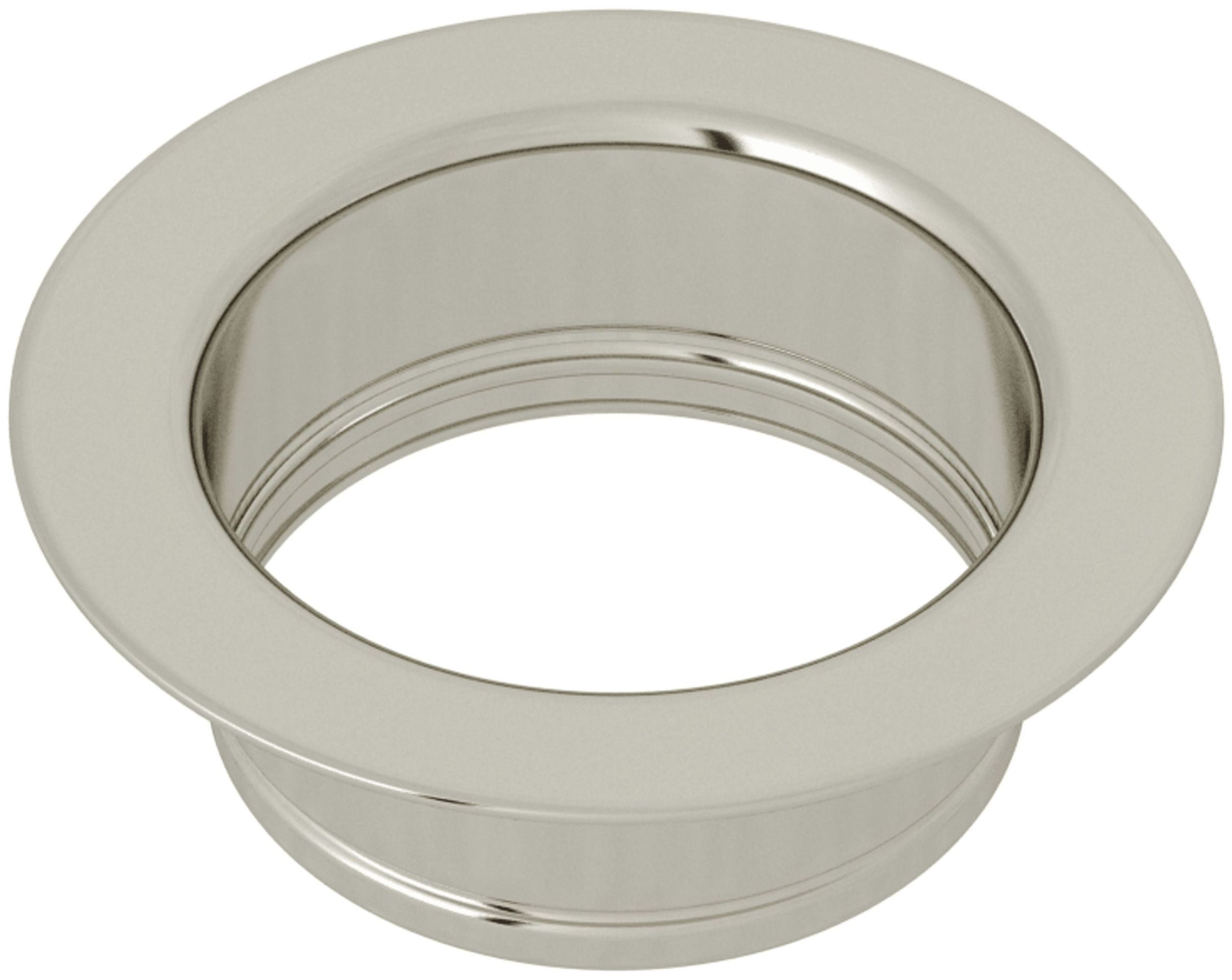 Polished Nickel Modern Disposal Flange and Strainer