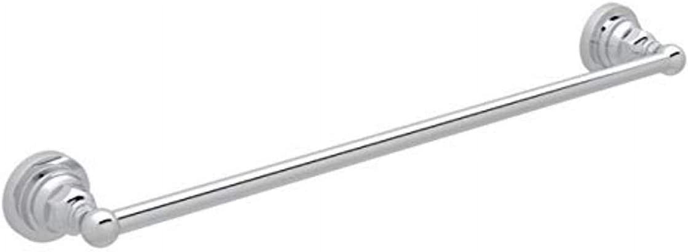 Rohl Italian Bath 18 Single Towel Bar In Polished Chrome