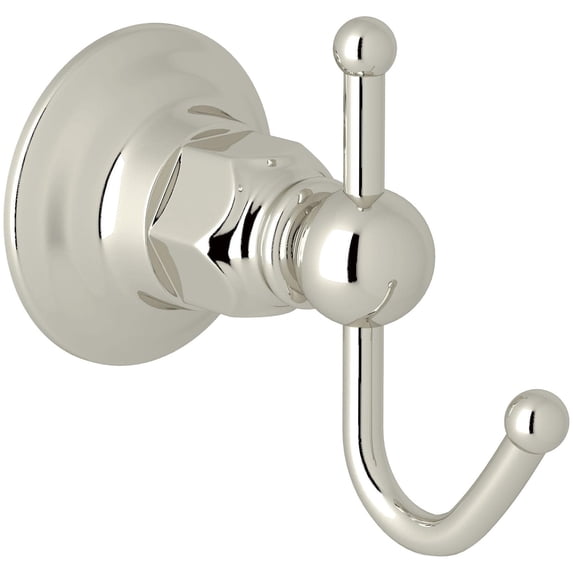 Rohl Italian Bath Single Robe Hook In Polished Nickel