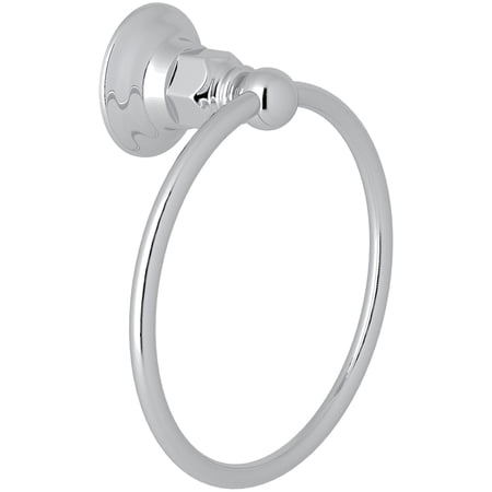 Rohl Rot4 Acqui 6-1/4" Wall Mounted Towel Ring - Chrome