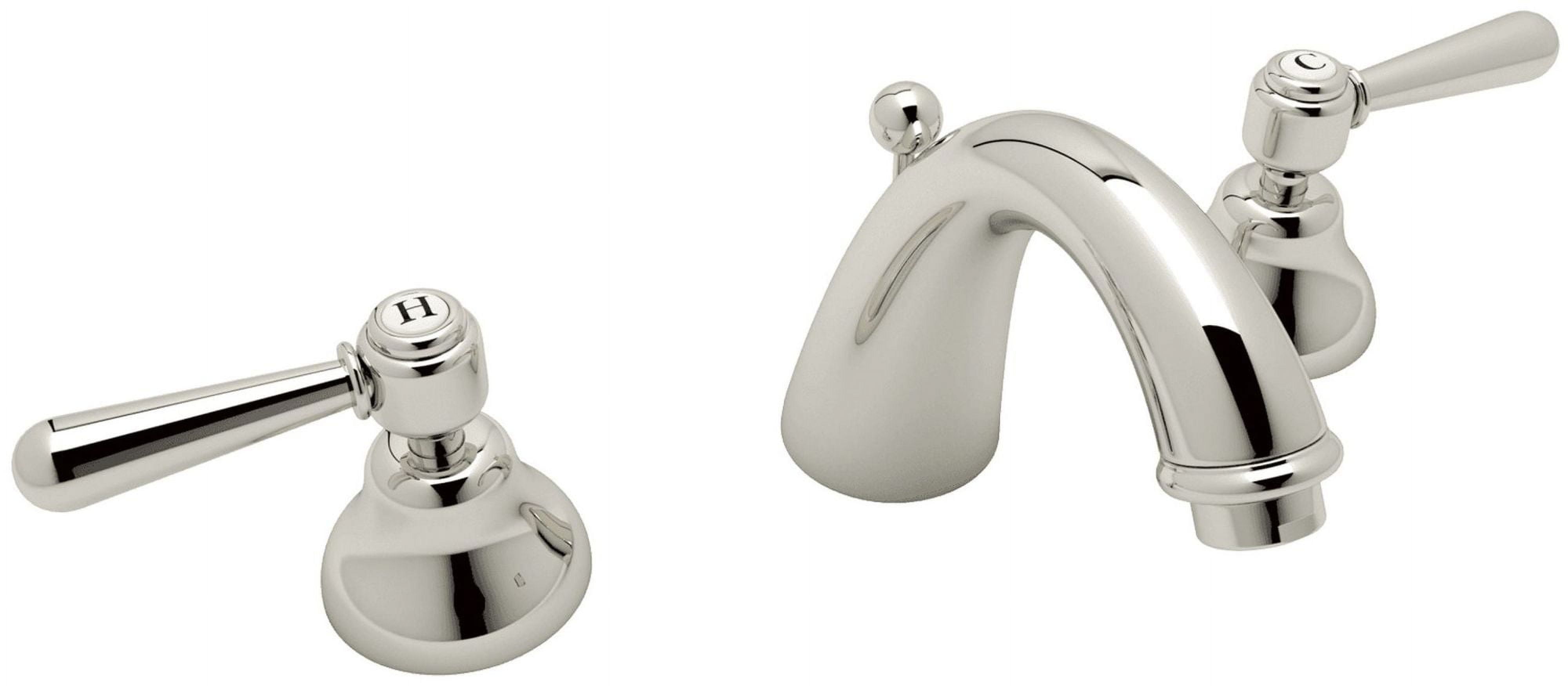 Verona Polished Nickel Widespread Bathroom Faucet