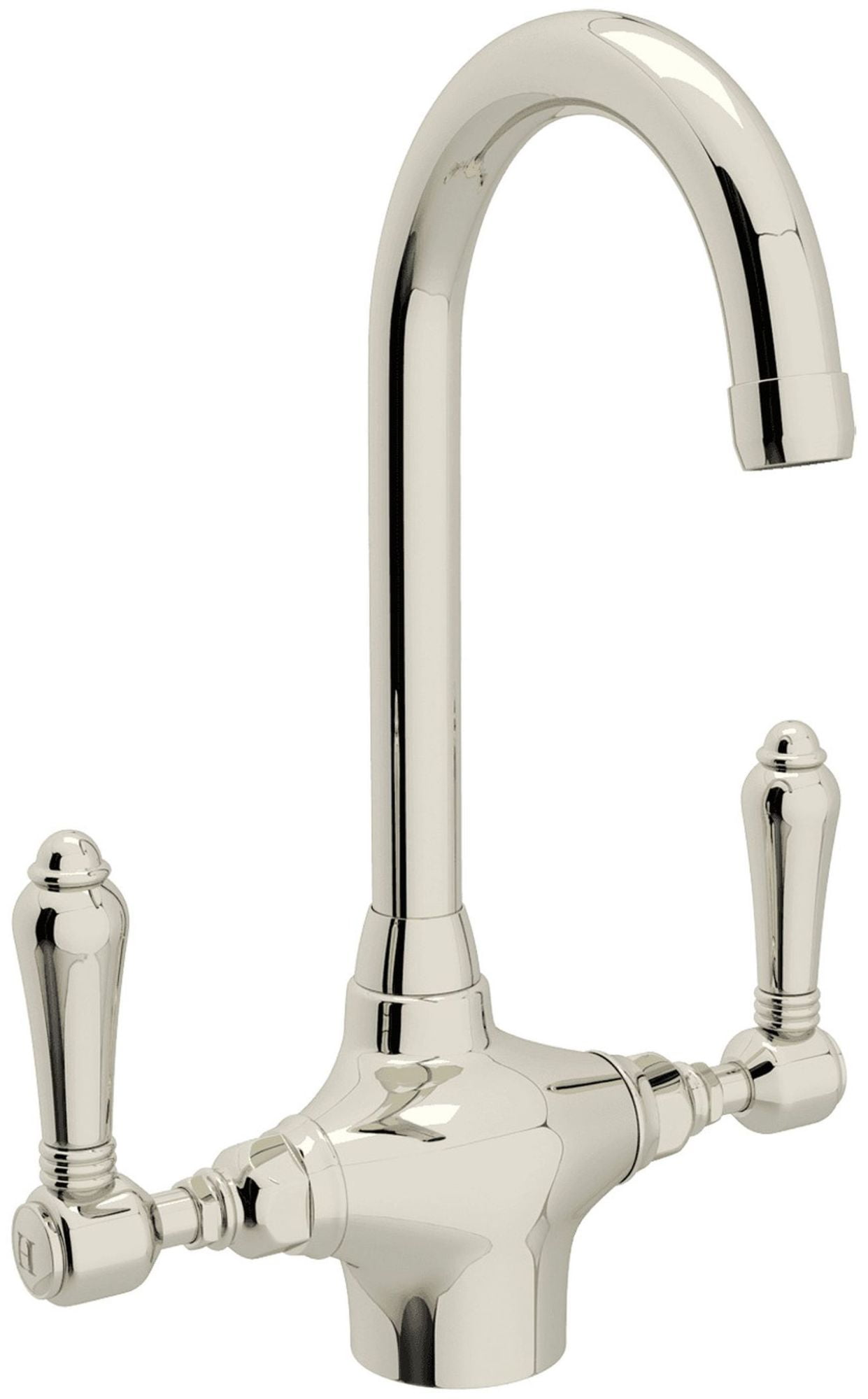 Rohl Italian Kitchen San Julio Single Hole Dual Handle Bar/Food Prep ...