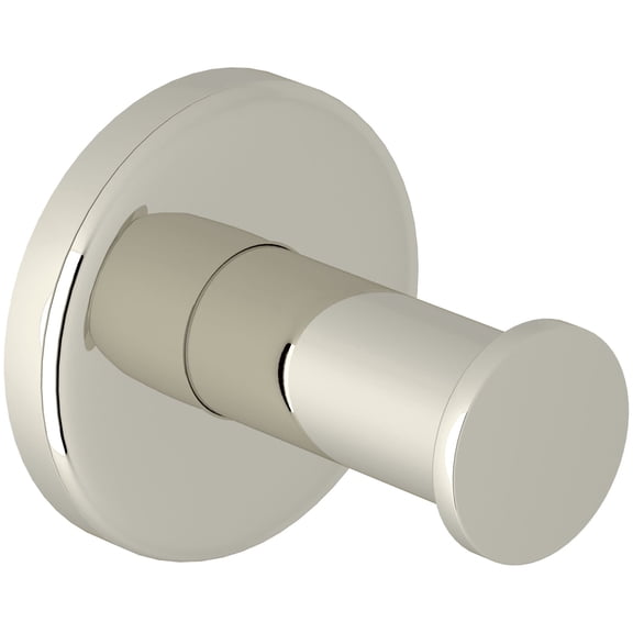 Rohl LO7PN Lombardia Bathroom & Avanti Robe Hook in Polished Nickel