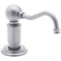 Rohl LS850PPN Inca Brass Perrin and Rowe Deck Mounted Soap Dispenser with One Touch System