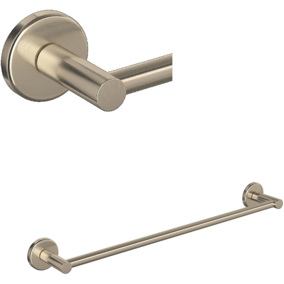 Rohl LO1/24STN Lombardia 24" Towel Bar - Nickel