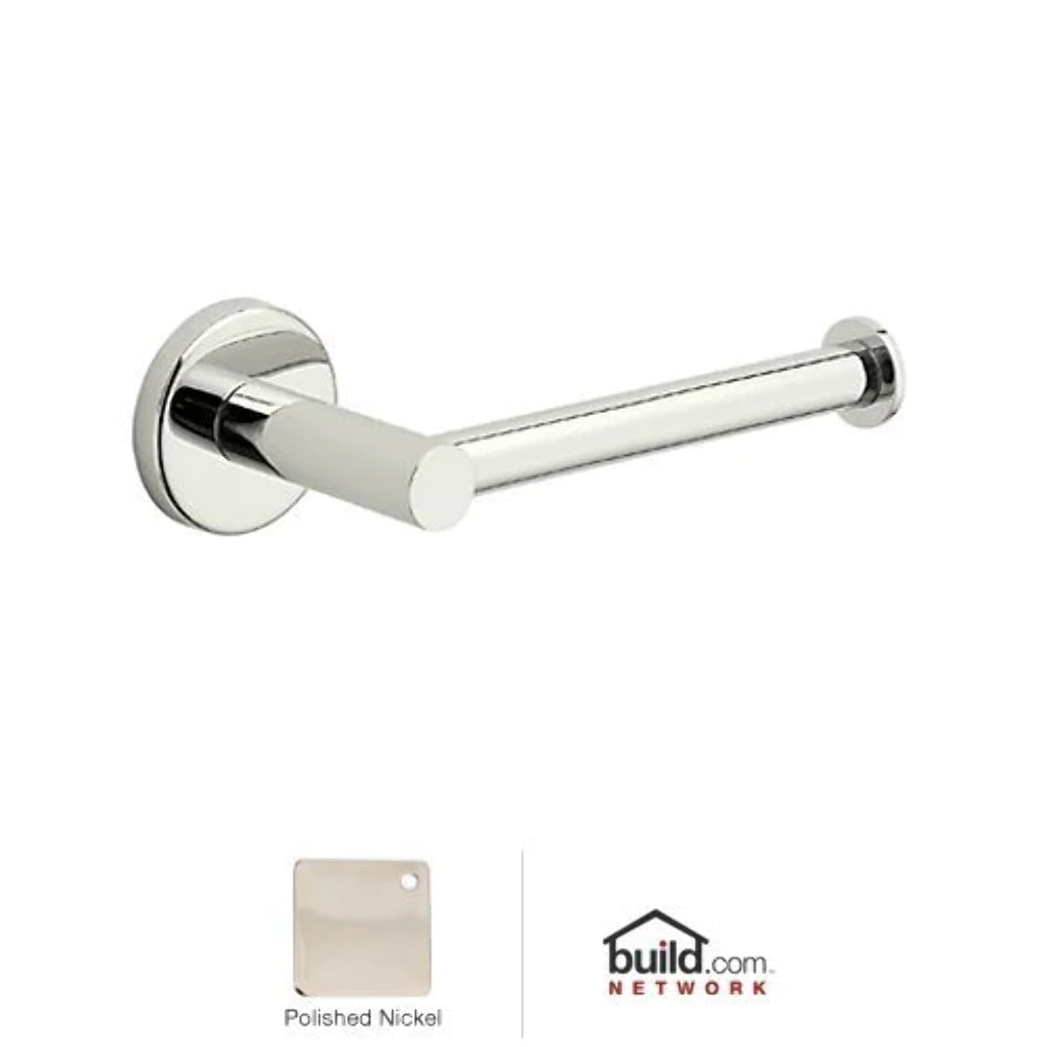 Polished Nickel Modern Wall Mount Toilet Paper Holder