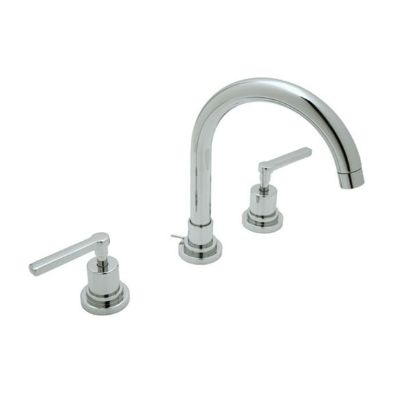 Rohl Lombardia A2208LMAPC-2 Widespread Bathroom Faucet with Drain