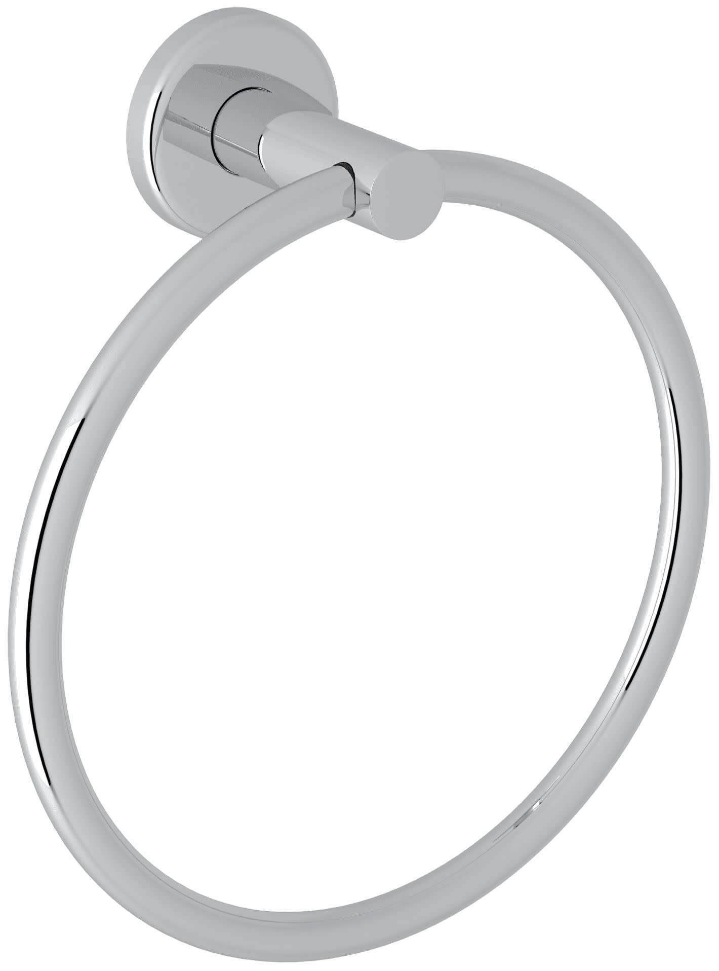 Polished Nickel Modern Wall Mounted Towel Ring