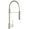 thumbnail image 1 of Rohl Ls64l-2 Pirellone 1.8 GPM Single Hole Pre-Rinse Pull Down Kitchen Faucet - Nickel, 1 of 7