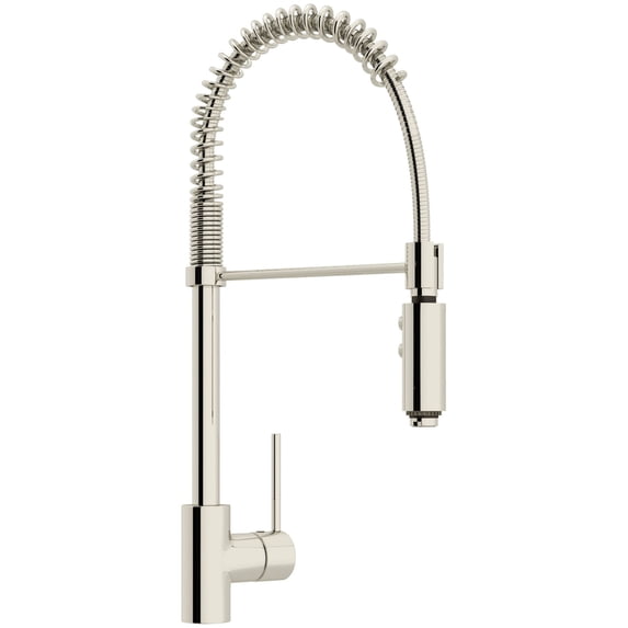 Rohl Ls64l-2 Pirellone 1.8 GPM Single Hole Pre-Rinse Pull Down Kitchen Faucet - Nickel