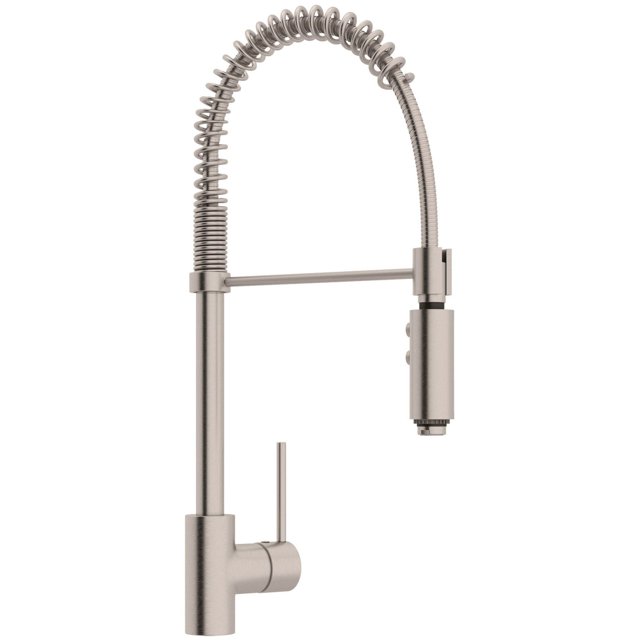 Rohl Ls64l-2 Pirellone 1.8 GPM Single Hole Pre-Rinse Pull Down Kitchen ...