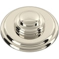 thumbnail image 1 of Rohl Luxury Air Activated Switch Button Only With Rohl Branding For Waste Disposal Including Escutcheon Base And Fastening Nut In Polished Nickel, 1 of 5