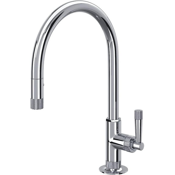 Rohl Mb7930lm-2 Graceline 1.8 GPM Single Hole Pull Down Kitchen Faucet - Chrome