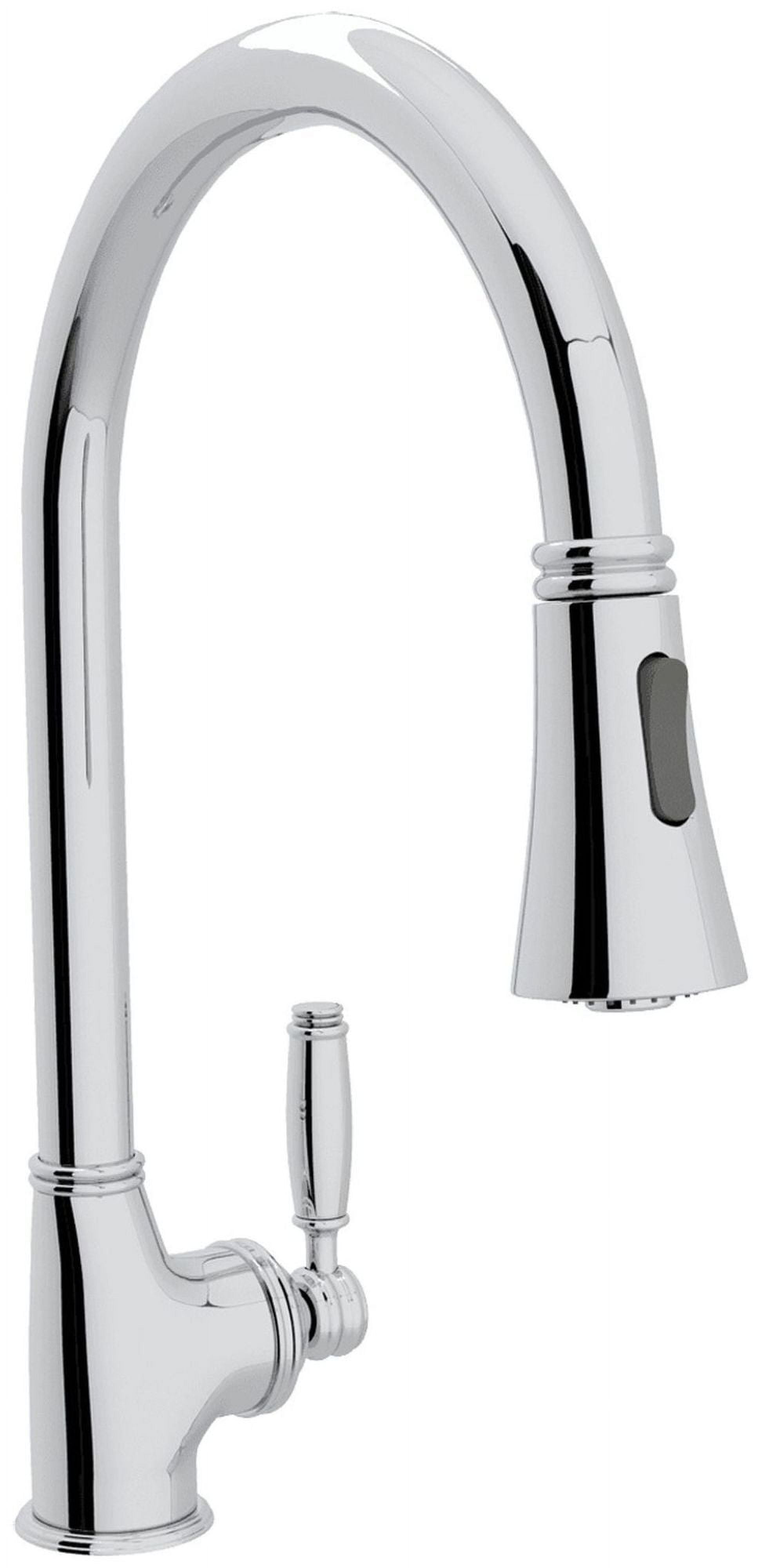 Rohl Michael Berman Gotham Single Hole Side Lever Pulldown Kitchen ...
