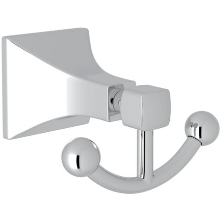 Rohl Ml7d Matheson Double Robe Hook - Chrome