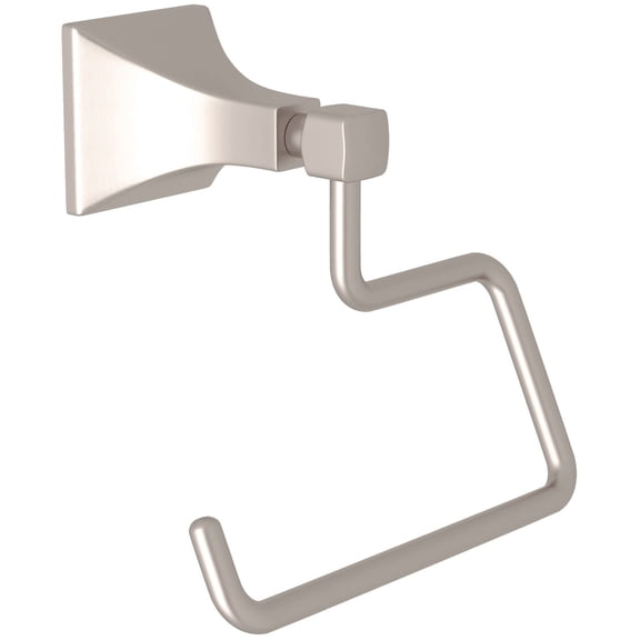 Open Box Rohl Ml8 Matheson Wall Mounted Euro Toilet Paper Holder - Nickel