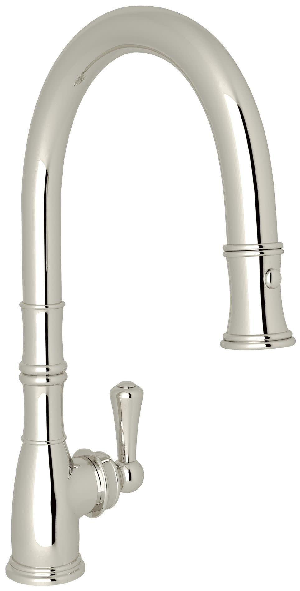 Rohl Perrin and Rowe PullDown Faucet with SingleLever Handle Polished