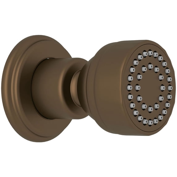 Perrin And Rowe U.5570 Single Function Round Brass Body Spray - Bronze