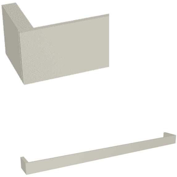 Rohl Qu102 Quartile 24" Towel Bar Polished Nickel