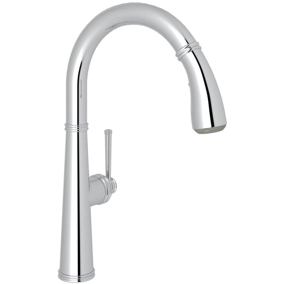 Rohl R7514lm-2 1983 1.8 GPM Single Hole Pull Down Kitchen Faucet - Chrome