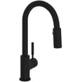 thumbnail image 1 of Rohl R7519 Lux 1.8 GPM Single Hole Pull Down Bar Faucet - Black, 1 of 5