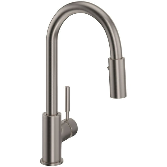 Rohl R7519 Lux 1.8 GPM Single Hole Pull Down Bar Faucet - Nickel