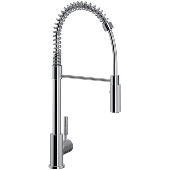 Rohl R7521 Lux 1.8 GPM Single Hole Pre-Rinse Pull Down Kitchen Faucet - Chrome