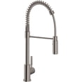 thumbnail image 1 of Rohl R7521 Lux 1.8 GPM Single Hole Pre-Rinse Pull Down Kitchen Faucet - Nickel, 1 of 6