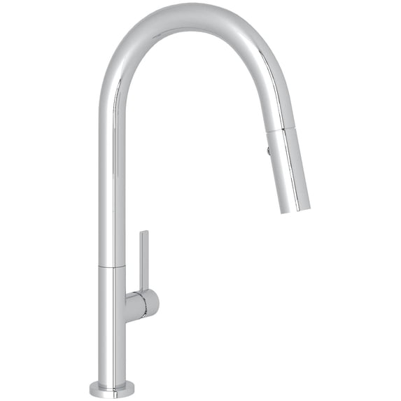 Rohl R7581LMAPC-2 Lux 1.8 GPM Single Hole Pull Down Kitchen Faucet - Chrome