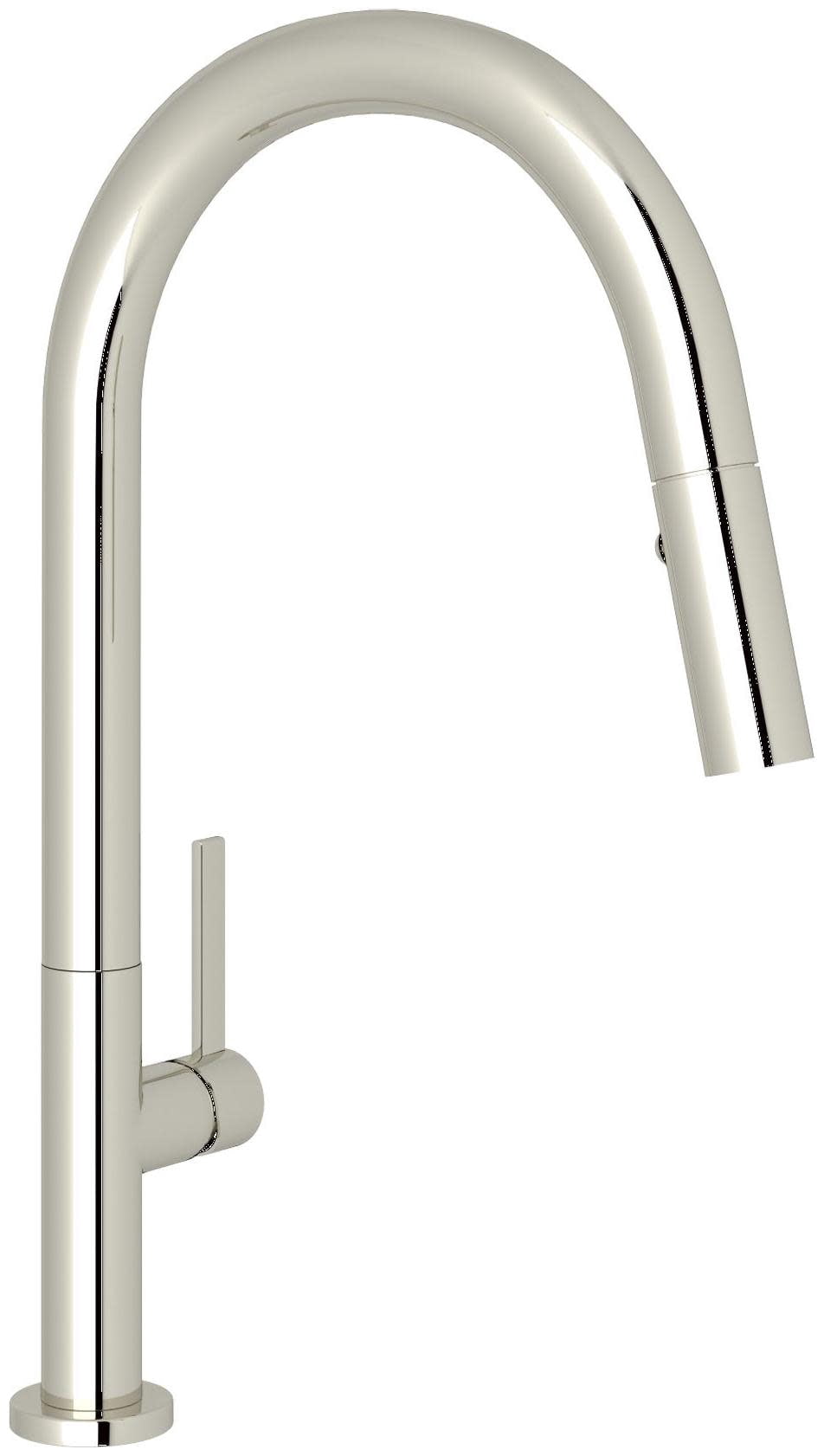 Rohl R7581lm-2 Lux 1.8 GPM Single Hole Pull Down Kitchen Faucet - Nickel