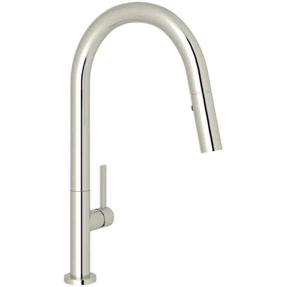 Rohl R7581lm-2 Lux 1.8 GPM Single Hole Pull Down Kitchen Faucet - Nickel