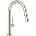 thumbnail image 1 of Rohl R7581slm-2 Lux 1.8 GPM Single Hole Pull Down Bar Faucet - Nickel, 1 of 6
