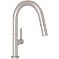 thumbnail image 1 of Rohl R7581slm-2 Lux 1.8 GPM Single Hole Pull Down Bar Faucet - Nickel, 1 of 6