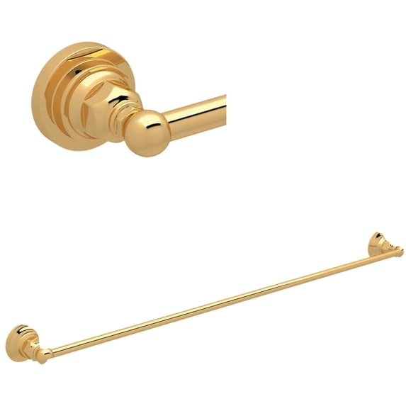 Rohl Rot1/30 Country Bath 30" Towel Bar - Brass