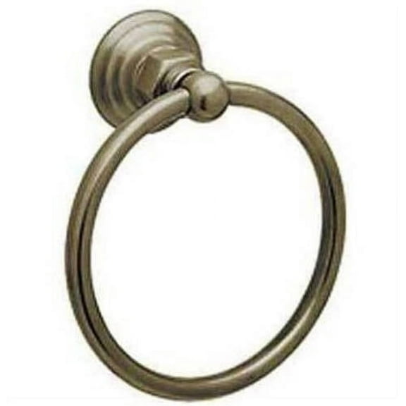 Country Bath Wall Mounted Towel Ring, Tuscan Brass