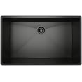 thumbnail image 1 of Rohl RSS3018BKS Forze 31-1/2" Undermount Single Basin Stainless Steel Kitchen Sink -, 1 of 7