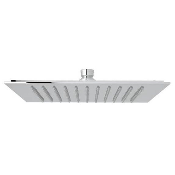Rohl SLM05APC 9.375 in. Square Slim Rain Showerhead, Polished Chrome