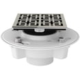 thumbnail image 1 of Rohl SDPVC2/3-3142PN Decorative Shower Drain, Weave, Polished Nickel, 1 of 4