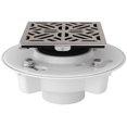 thumbnail image 1 of Rohl Sdpvc2/3-3144 Pvc 2" X 3" Spa Shower Drain Kit - Nickel, 1 of 4