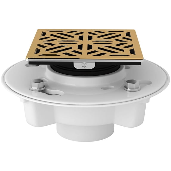 Rohl Sdpvc2/3-3144 Pvc 2" X 3" Spa Shower Drain Kit - Brass