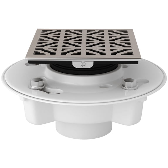 Rohl Sdpvc2/3-3146 Pvc 2" X 3" Spa Shower Drain Kit - Nickel