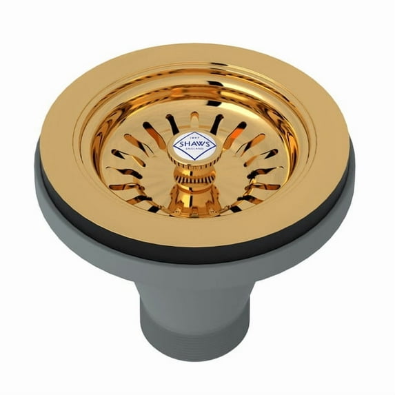 Rohl Shaws Basket Strainer in Italian Brass - SW734IB