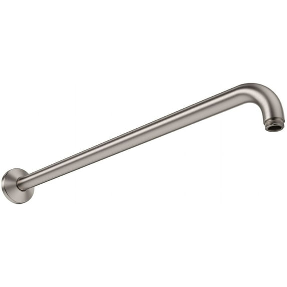 Rohl Shower Arm 20" For The B2160/1 Showerhead In Satin Nickel 1/2"M X 1/2"M With Adjustable Sliding Escutcheon