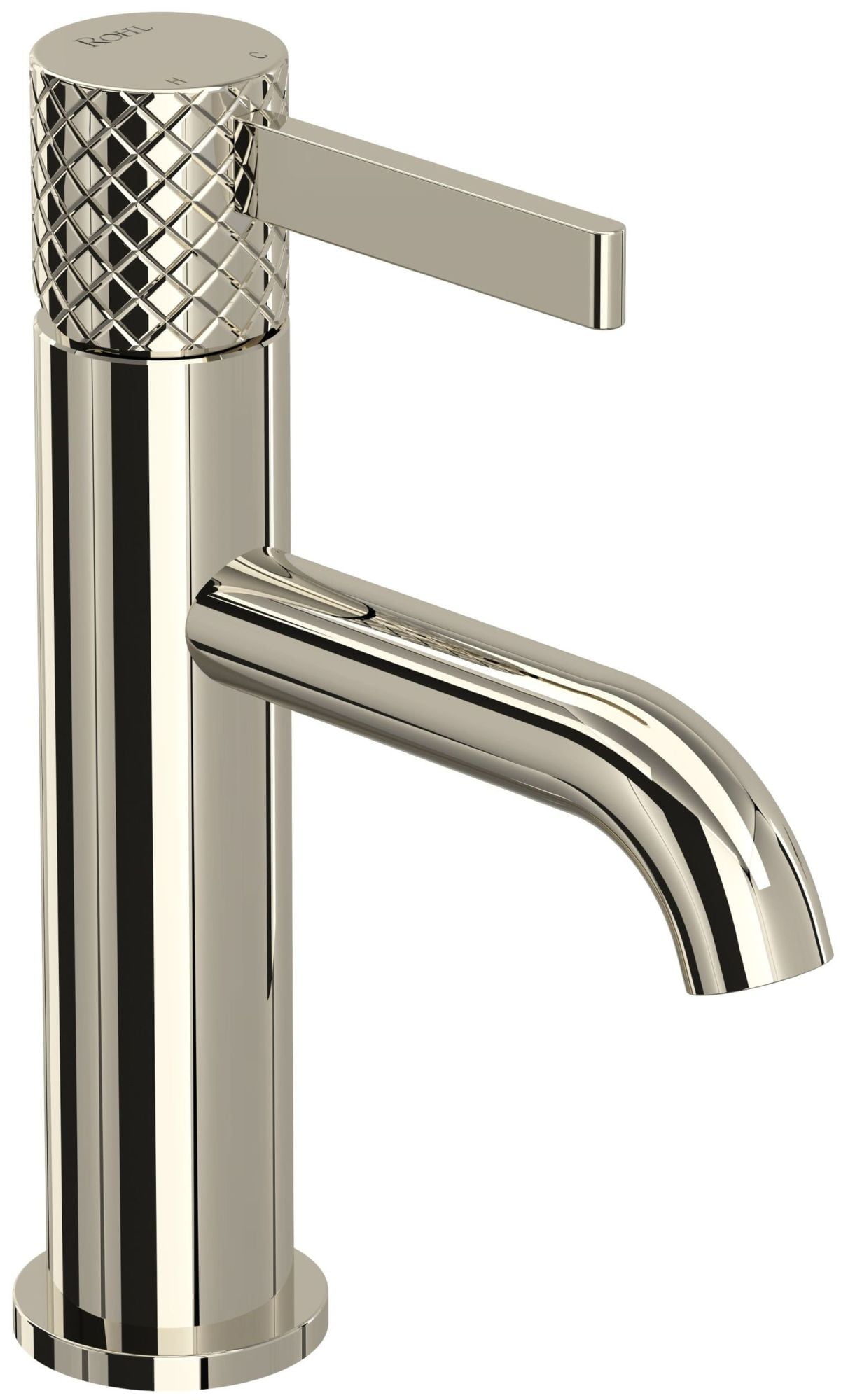 Polished Nickel Single Hole Brass Bathroom Faucet