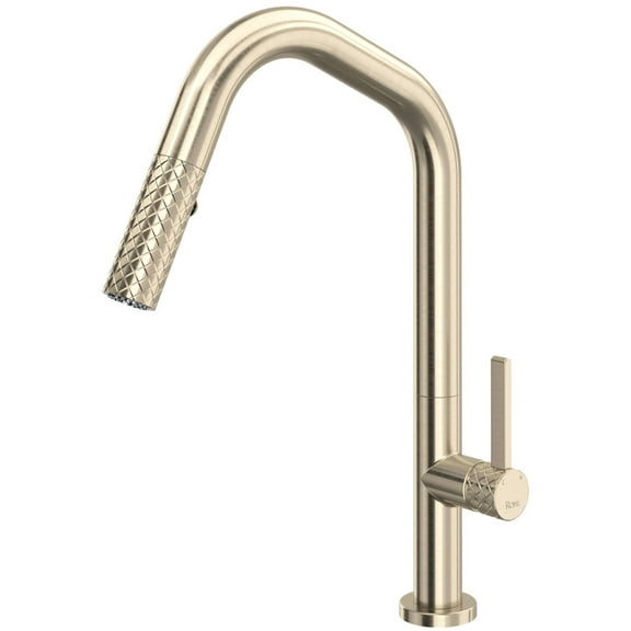 Rohl Te56d1lm Tenerife 1.75 GPM Single Hole Pull Down Kitchen Faucet - Nickel