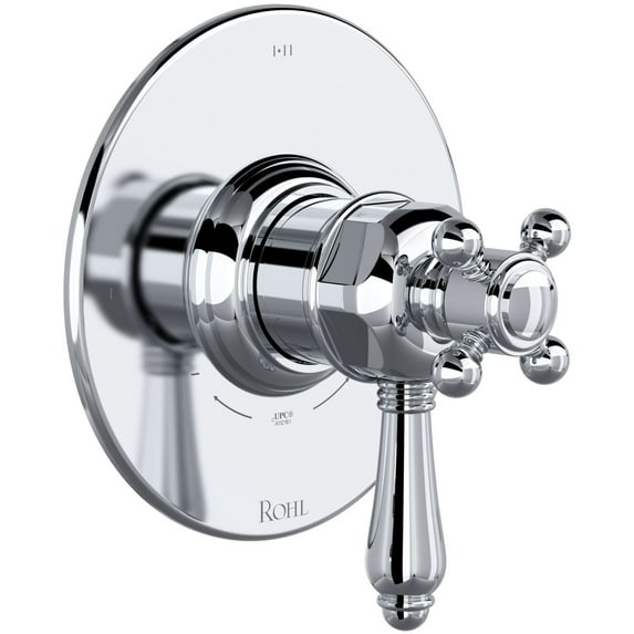 Rohl Ttd23w1lm Three Function Thermostatic Valve Trim Only - Chrome