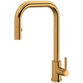 thumbnail image 1 of Rohl U.4046L-2 Holborn 1.75 GPM Single Hole Pull Down Kitchen Faucet - Gold, 1 of 7