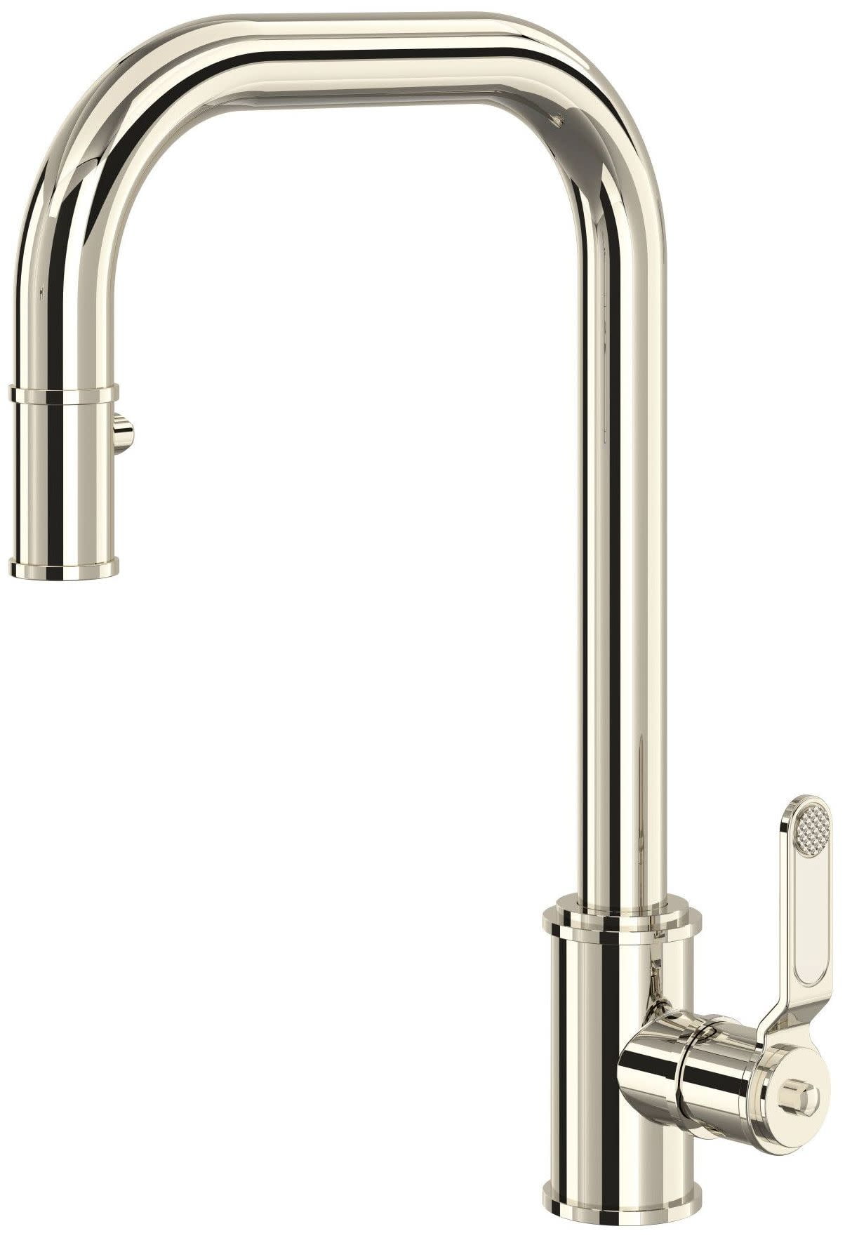 Rohl U.4546Ht-2 Armstrong 1.75 GPM Single Hole Pull Down Kitchen Faucet ...